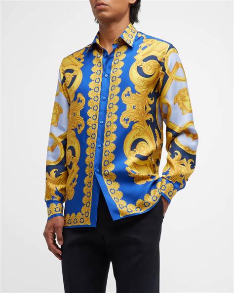 versace roupas masculinas|versace men's shirts.